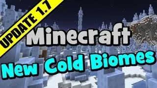 Minecraft 1.7 [13w36b] - Ice Plains Spikes, Ice Mountains, Cold Taiga and Deep Ocean