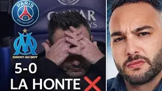 PSG vs OM D&eacute;brief &agrave; CHAUD 🔥 4-0 J'ARR&Ecirc;TE LE MATCH ! C'EST TROP POUR MOI ! UNE HONTE !!! #om #psg 