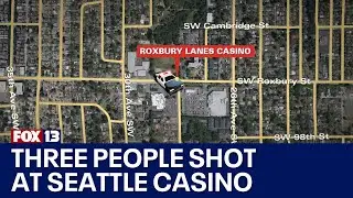 Deputies: 3 people shot at casino near White Center
