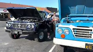 Unreal RARE TRUCKS at cars and coffee! CREW CAB DODGE POWER WAGON!