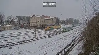 Hlášení a vlak Lužná u Rakovníka - R 1235 Arriva do stanice Praha-Bubny, 29.11.2025 [HIS]