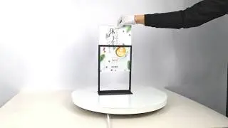 Metal Table A4 A5 Cardboard Advertising Poster Board Stands Display Stands