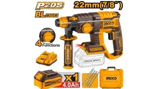 Ingco 22mm chuck cordless rotatory hammer