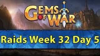 ⚔️ Gems of War Raids | Week 32 Day 5 | Zilopochtli Mythic and Gold Farming ⚔️