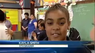 WMAQ visits Peirce Elementary School