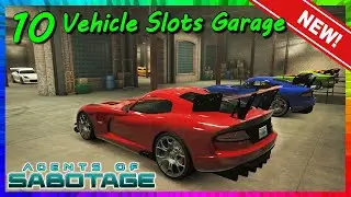 New 10 Car Storage Garage, How To Get The New Garage *Agents Of Sabotage DLC* | GTA 5 Online