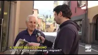 Il sasso nello stagno Leffe 21042015 Antenna 2 TV