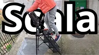 Recensione scala multiuso con portaoggetti: niente pi&ugrave; voli per chi ha una Pansa (come la mia 😅)