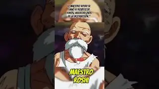 El maestro Roshi se gan&oacute; el respeto de todos, hasta del Dios de la Destrucci&oacute;n.