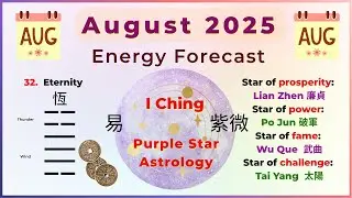 August 2025 energy forecast using I Ching and Zi Wei (Purple Star Astrology)