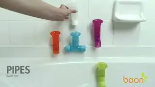 Boon BUNDLE Building Toddler Bath Tub Toy Multi Coloured