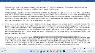 Recto Law and Maceda Law Part 2