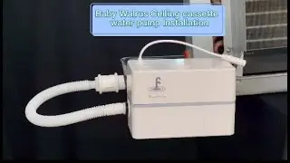 Condensate pump installation - Kingpump &ldquo;baby walrus&rdquo;ceiling cassette water pump installation