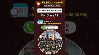 New Foundation Batch Alert: Boost Your JEE/NEET Preparation with Us Hurry Up! #shorts #iitjee #neet