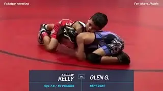 Andrew Kelly vs Glen G. - North FM Fall Slam (Folkstyle) - 09/2024