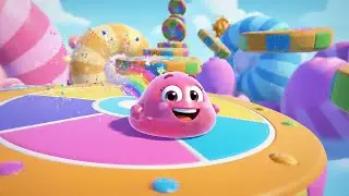 Fall Guys Jelly Runner Jumped Over Spinnin | Nursery Rhymes for Kids & Baby Songs