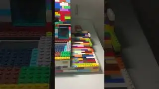 Lego skeeball machine