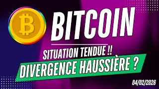 BITCOIN Situation TENDUE mais une divergence HAUSSI&Egrave;RE se forme 🔥 ! Analyse crypto & news ✅