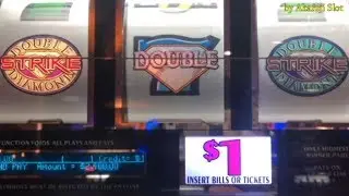 Jackpot LIVE /Handpay★Double Diamond Strike $1 Slot, 3x4x5 Times Pay @ Pechanga アカフジ, スロット, USカジノ
