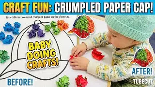 How  3 years old baby performing crumpled papers activity ? || school activity || Baby activity