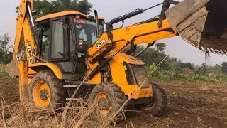 video bulldozer l Tree Roots Are Pulled Out Of The Field