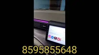 New Ertiga modification Ambiance lighting. Android screen upgrade. 