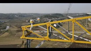 Aircraft Warning Light on transmission line towers