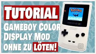 Gameboy Color Backlight Mod ohne zu löten - So geht's!