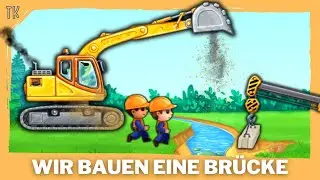 Bagger baut Br&uuml;cke #telekids