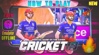 HOW TO PLAY CRICKET 19 ON ANDROID | NINTENDO SWITCH EMULATOR | OFFLINE #cricket19 #cricket24 #eden
