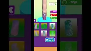 NOOB vs PRO vs HACKER in Nail Stack!#nailpolishgame #trendinggames #gamingchannel #gamingcenter