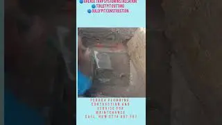 Toilet and sewage system installation Grease trap system installation Toilet pit cutting and fit
