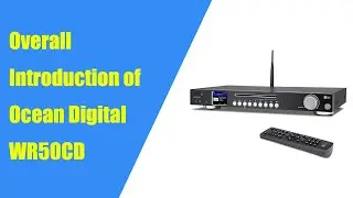 Цифровое интернет-радио Ocean с FM DAB и CD WR50CD, проверьте радио с проигрывателем компакт-дисков.