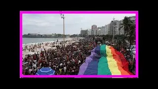 Thousands celebrate in rio de janeiro's annual gay pride parade