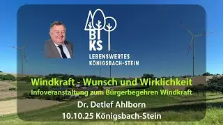 Dr. Detlef Ahlborn - Windenergie - Wunsch und Wirklichkeit