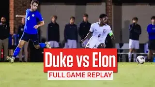 Duke Soccer vs Elon Soccer Full Game Replay | 2024 MSOC Season