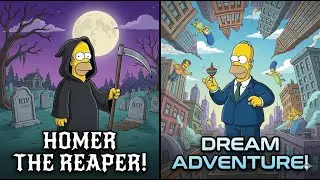 Homer Becomes the Grim Reaper & Inception Dream Adventure
