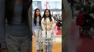 Open Mic at Memorial Middle School - Harlingen CISD