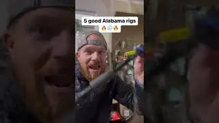 5 good ALABAMA RIGS to catch BASS 🔥🎣🔥 #fishing #fishinglife #bassfishing