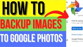 how to save all gallery photos to google photos | how to backup all mobile images to google photos