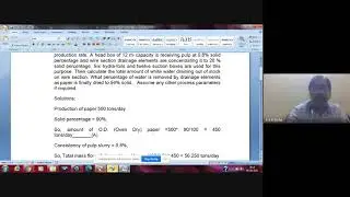 Paper Industry Numerical based on wire section of paper machine