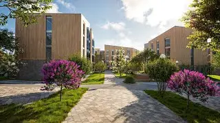 Halo Village - 3D Flythrough for Student housing project