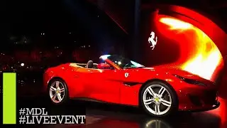 Ferrari Portofino - a Portofino la presentazione con Fisichella