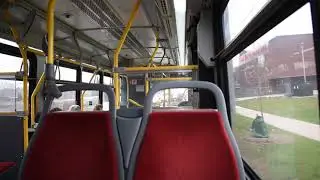 TTC 2015 Novabus LFS #8455 | Bus Ride on Route 37 Islington