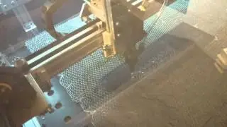 Cutting ABS on the Lasersaur