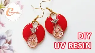 UV レジン | DIY UV Resin VALENTINE Accessories | Make your own Bezel Frame | Step By Step Tutorial