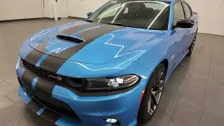 ПОСЛЕДНИЙ ВЫЗОВ 2023 DODGE CHARGER SCAT PACK PLUS B5 СИНИЙ 4K ОБЗОР 23D156 ПРОДАН!
