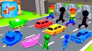 Shape shifting 🏃‍♂️🚗🚲🚦All Levels Gameplay Walkthrough Android,ios Max Level Ep1