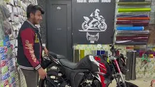 FZ v2 bike sticker modified পুরাতন বাইক স্টিকার করে নতুন ডিজাইন করলাম ফুল ভিডিওটি দেখতে থাকুন