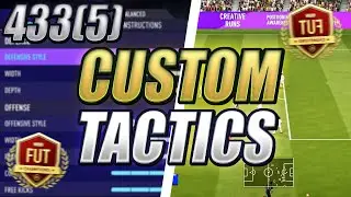 FIFA 21 BEST CUSTOM TACTICS + PLAYER INSTRUCTIONS 433 (5) 433 (2) 433 FORMATION!